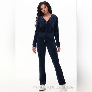Juicy Couture Navy Blue Women's Tracksuit